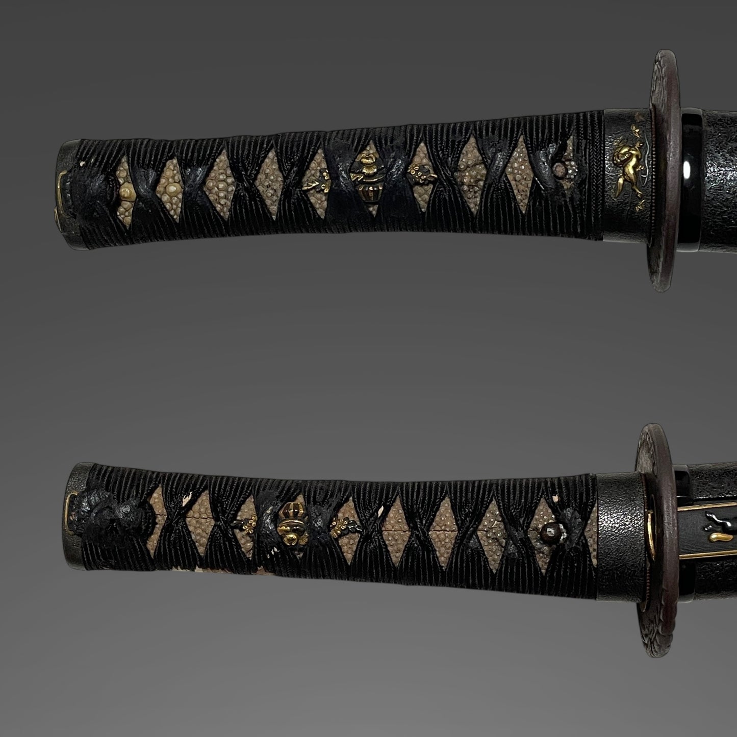 Horse Fittings Koshirae for Wakizashi, with Kozuka, Edo period