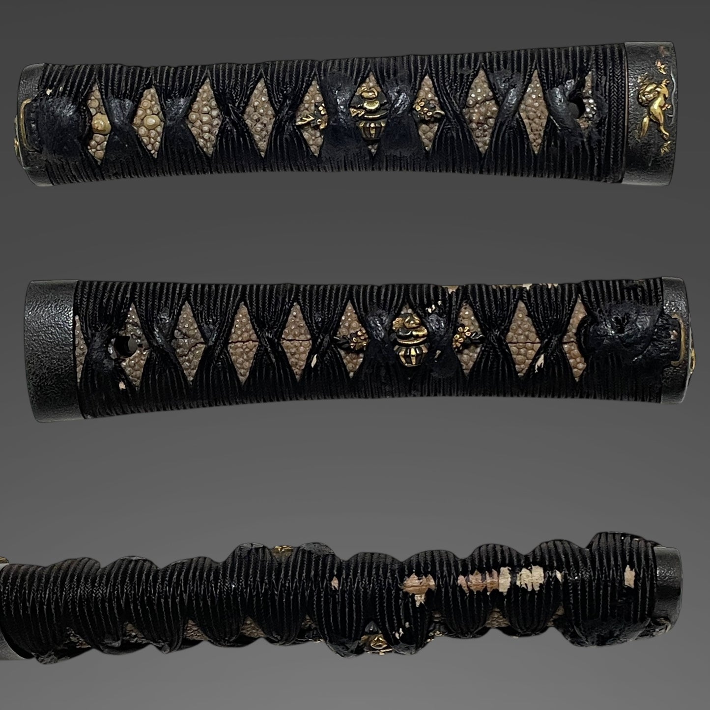 Horse Fittings Koshirae for Wakizashi, with Kozuka, Edo period
