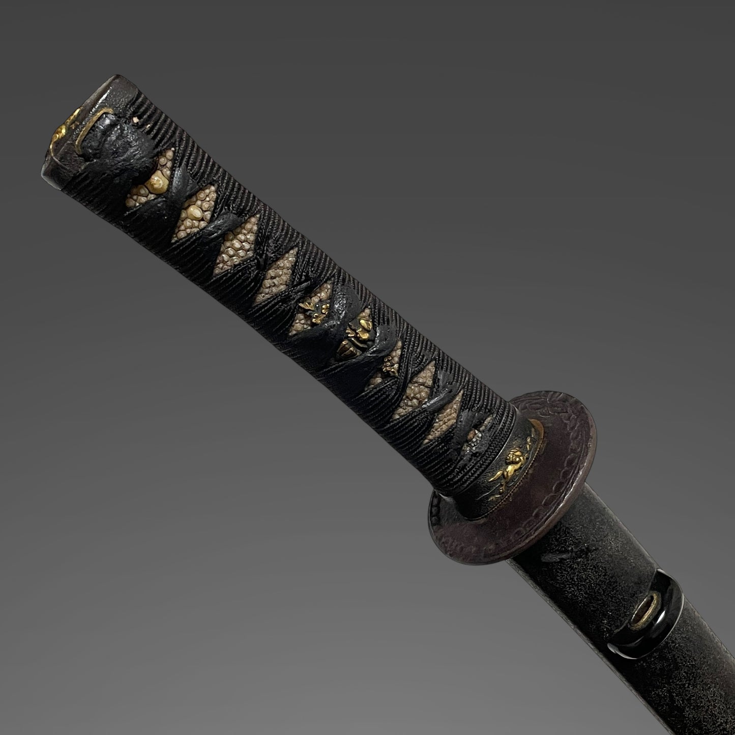 Horse Fittings Koshirae for Wakizashi, with Kozuka, Edo period