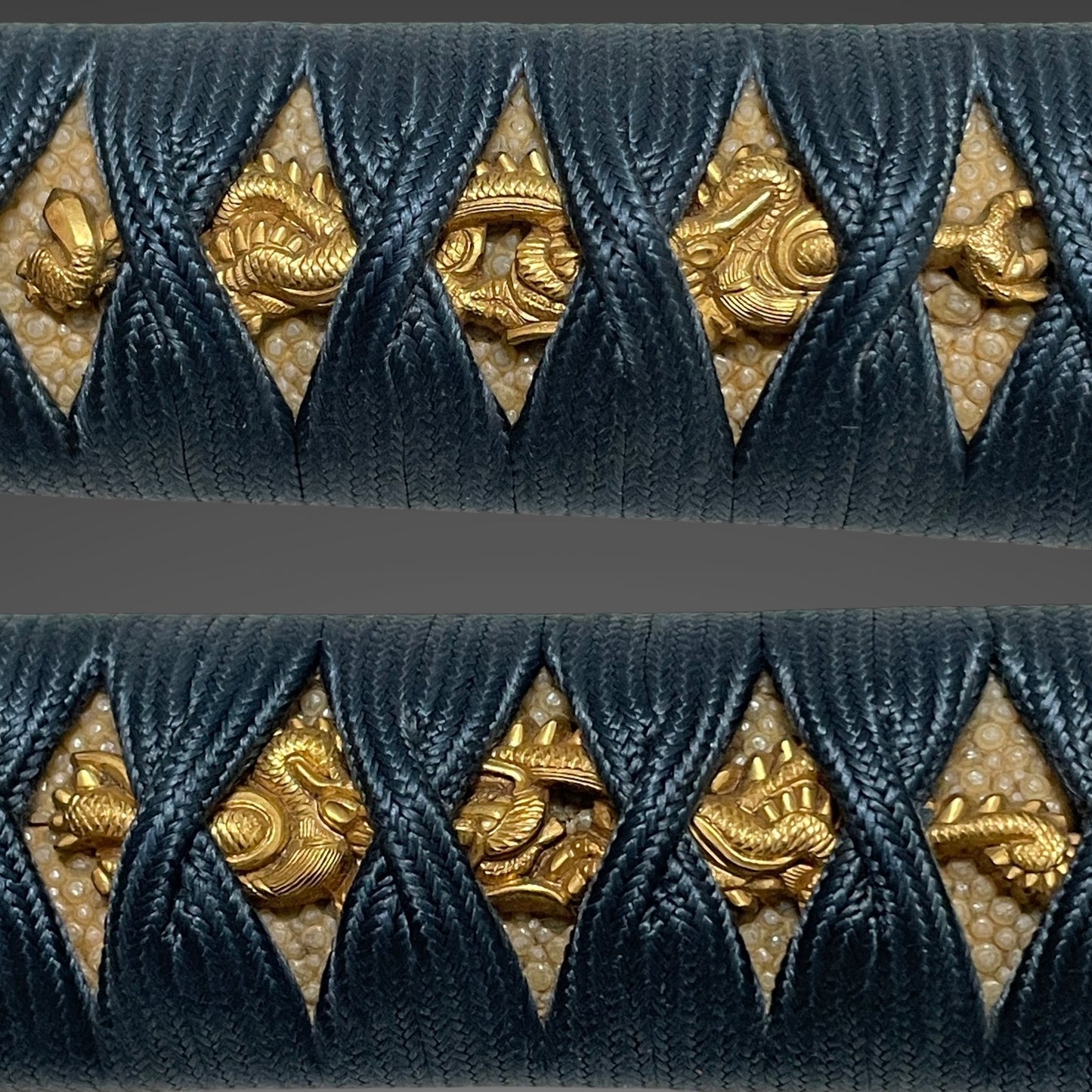 Dragon HORIMONO KATANA, Harimadaijo Fuijwara Kiyomitsu 播磨大掾藤原清光 signed, High-grade Fittings
