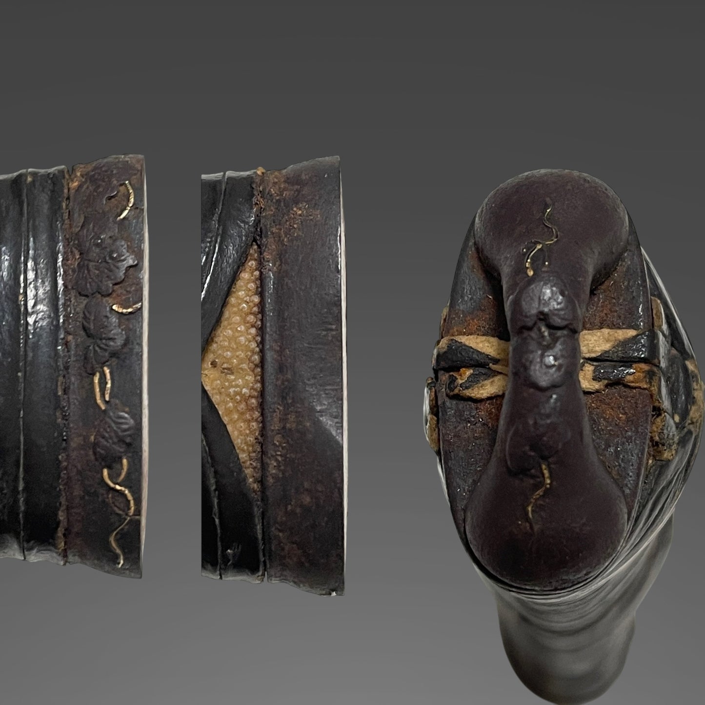Aikuchi Koshirae 合口拵, Sunnobi-TANTO 寸延短刀, Iro Fittings, Edo period mumei