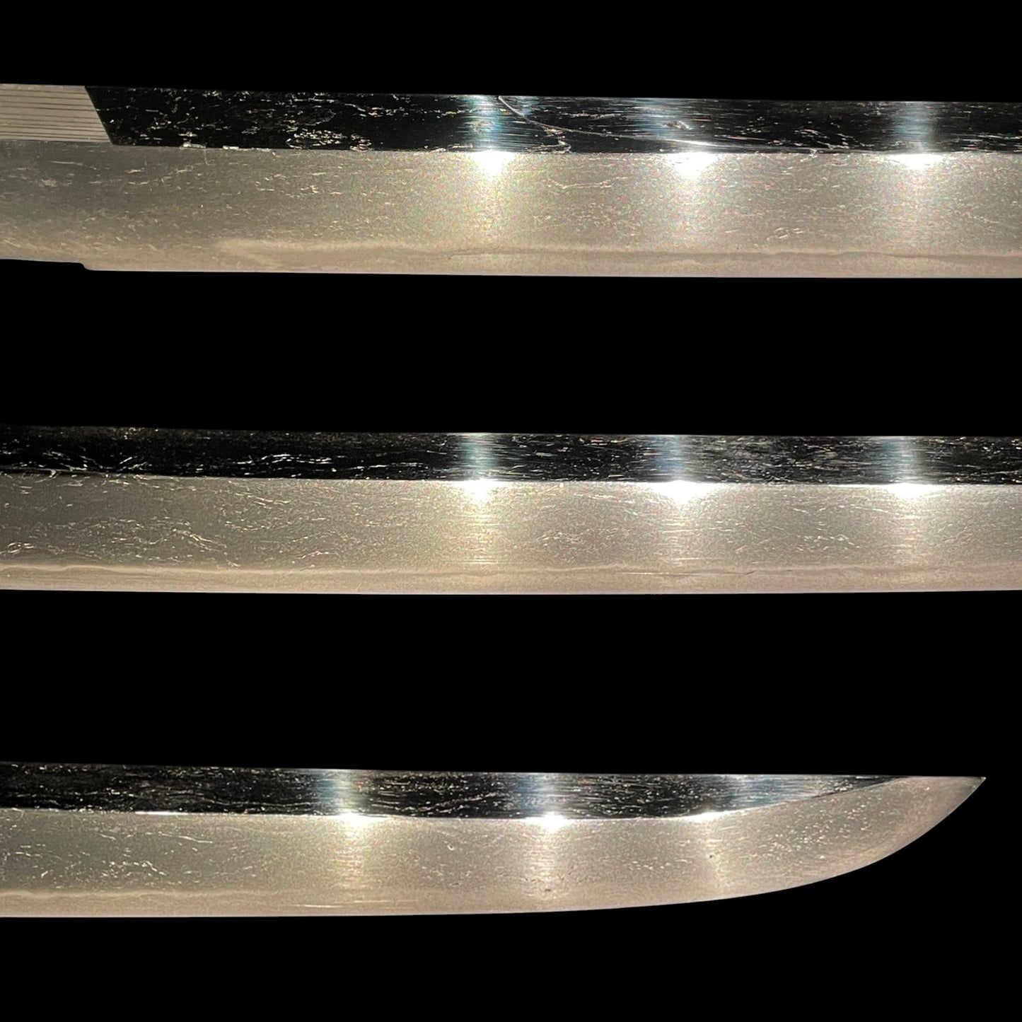 Kanmuriotoshi 冠落とし Wakizashi, Deer Tsuba, Edo period mumei