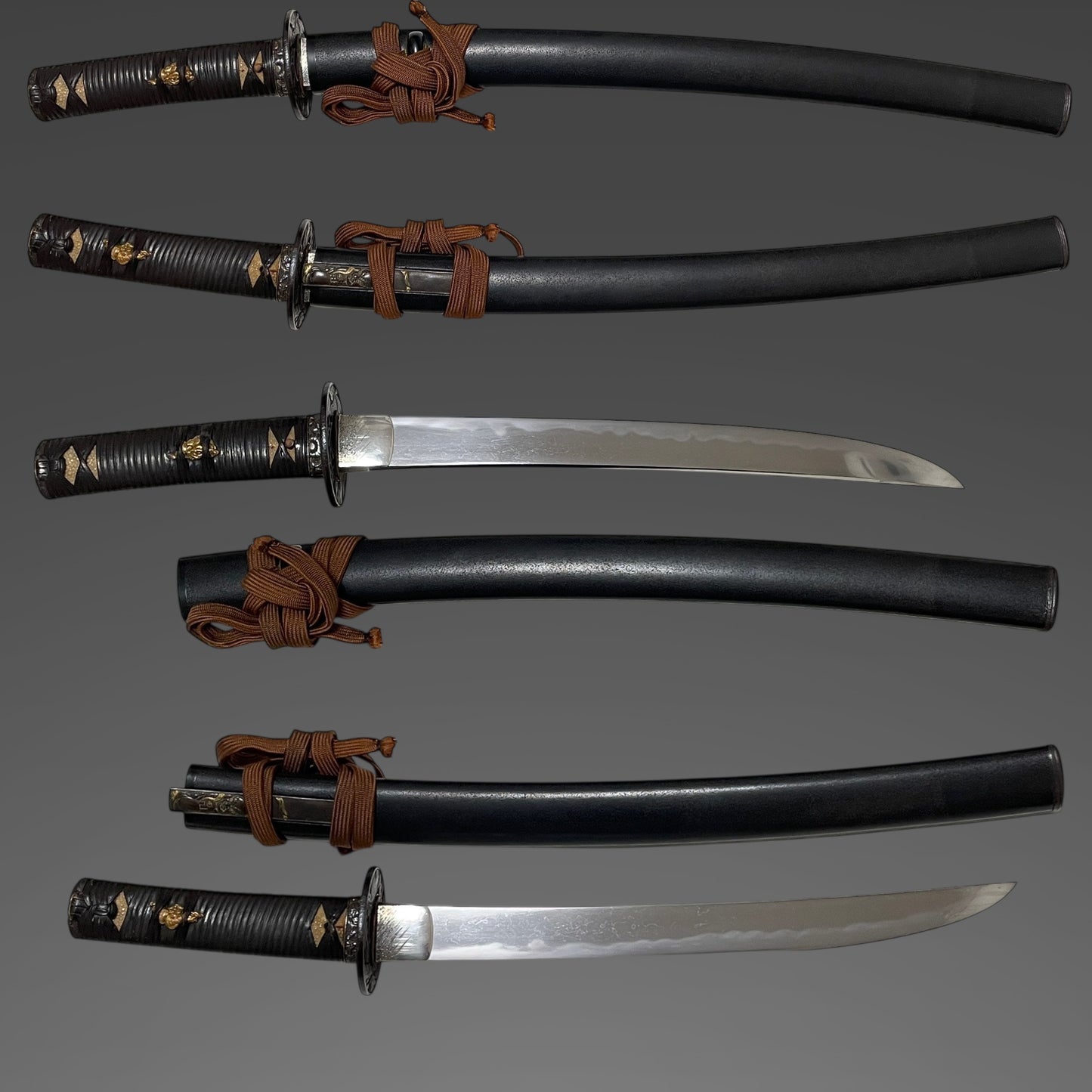 Ujifusa 氏房 signed Sunnobi-TANTO, Nioh 二王 Kozuka, Muromachi period