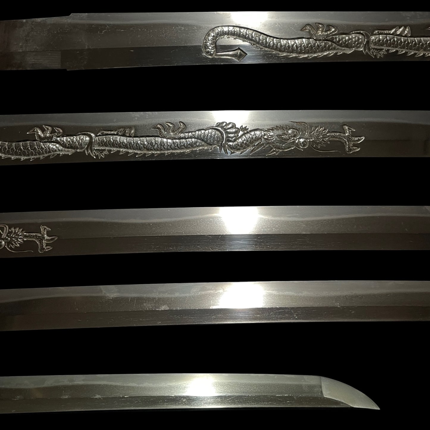 Dragon HORIMONO KATANA, Harimadaijo Fuijwara Kiyomitsu 播磨大掾藤原清光 signed, High-grade Fittings