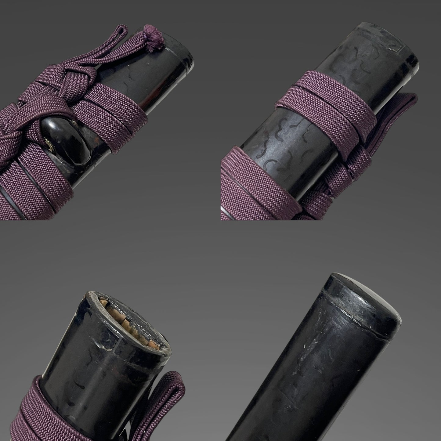 Long Wakizashi with Shirasaya, Peony Tsuba, Waterwheel Habaki, Edo period mumei