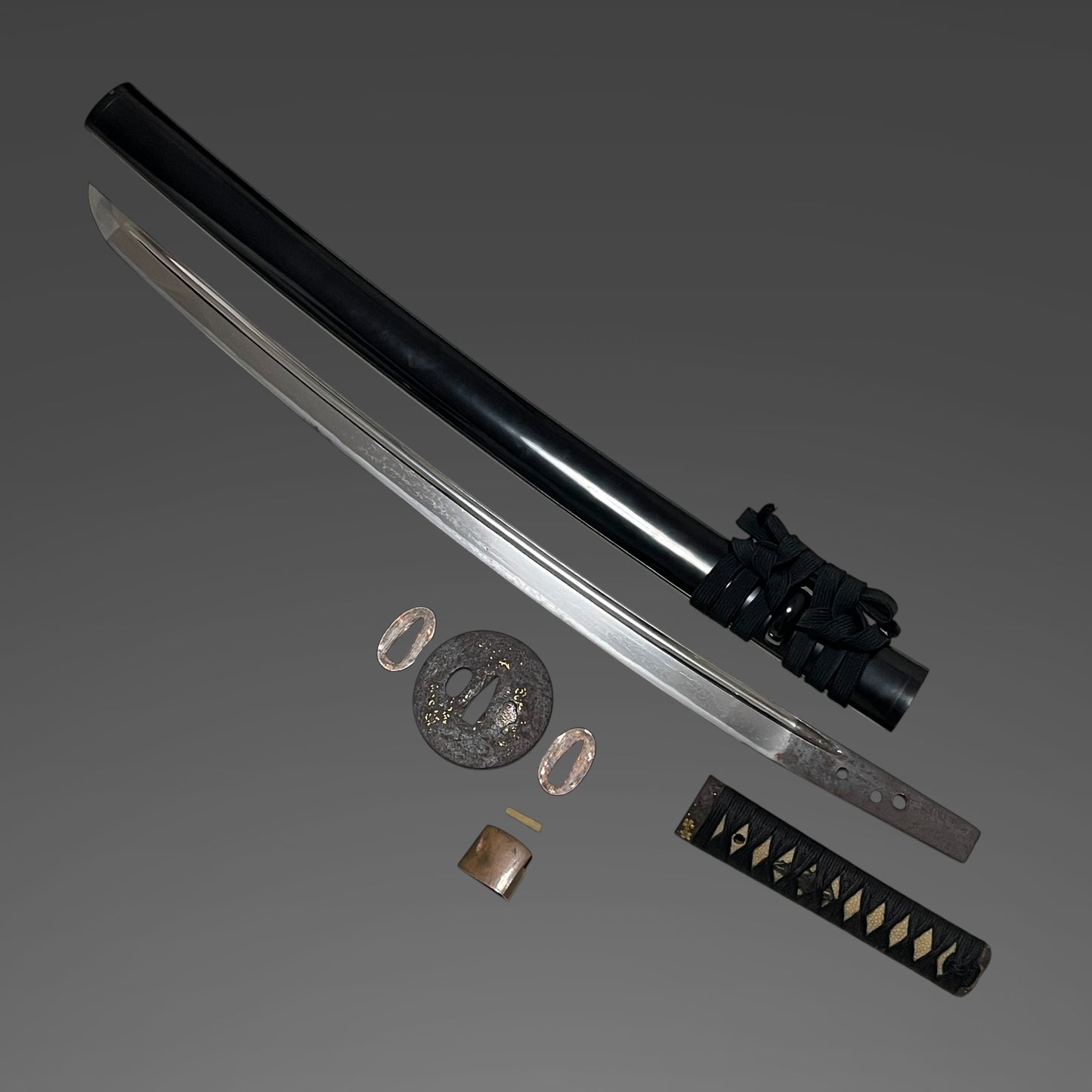 Bizenkokuju Osafune Harumitsu 備前国住長船治光 1536 Wakizashi, Suebizen 末備前, Muromachi period