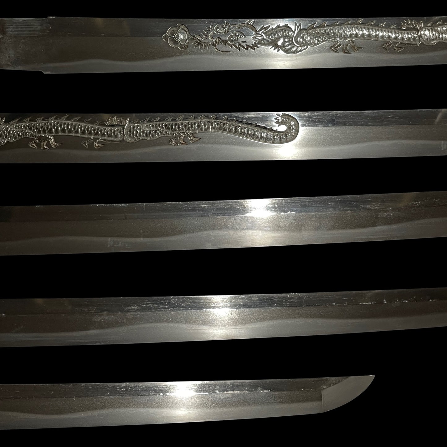 Dragon HORIMONO KATANA, Harimadaijo Fuijwara Kiyomitsu 播磨大掾藤原清光 signed, High-grade Fittings