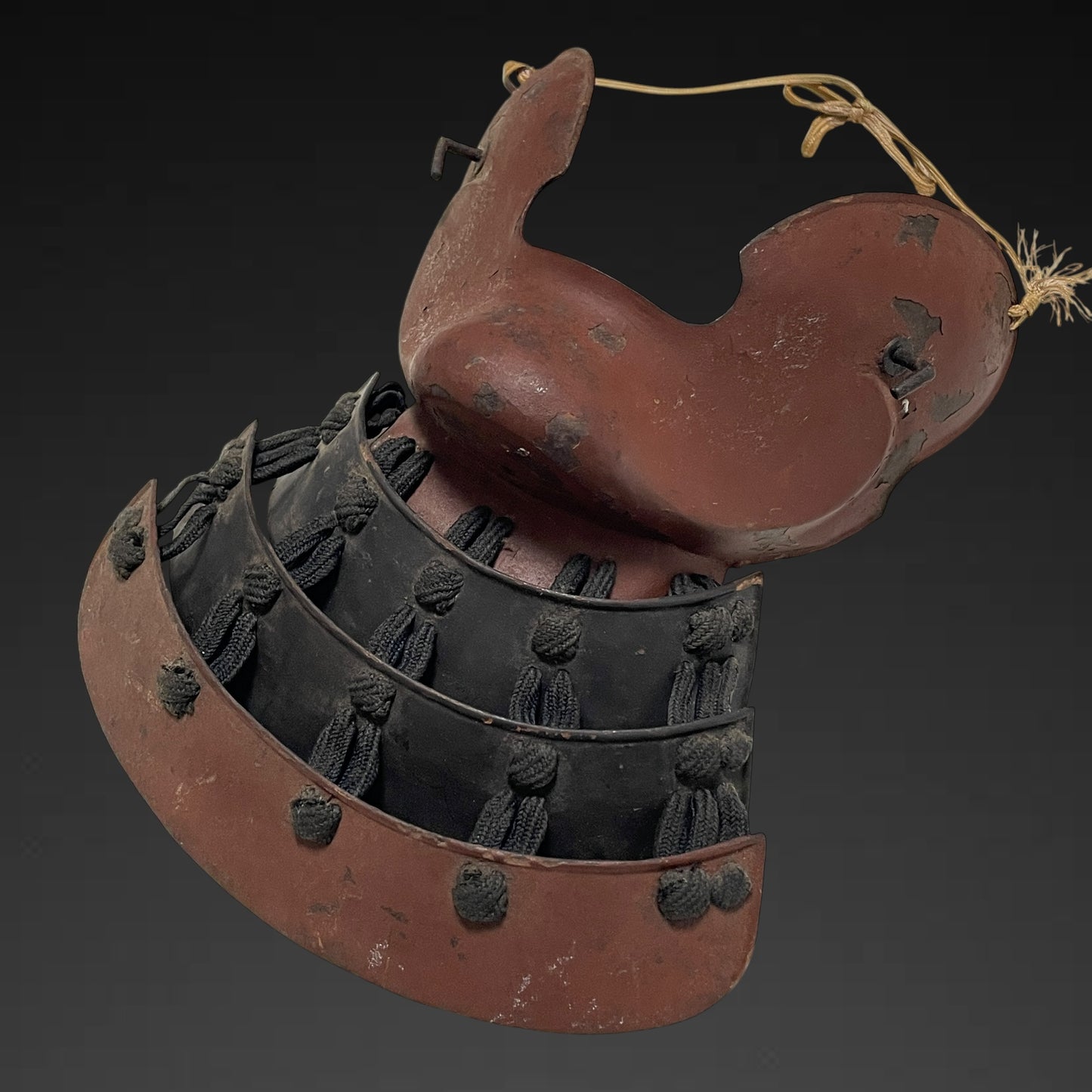 Menpo 面頬, Kacchu 甲冑, Samurai Armor Face Guard, Edo period