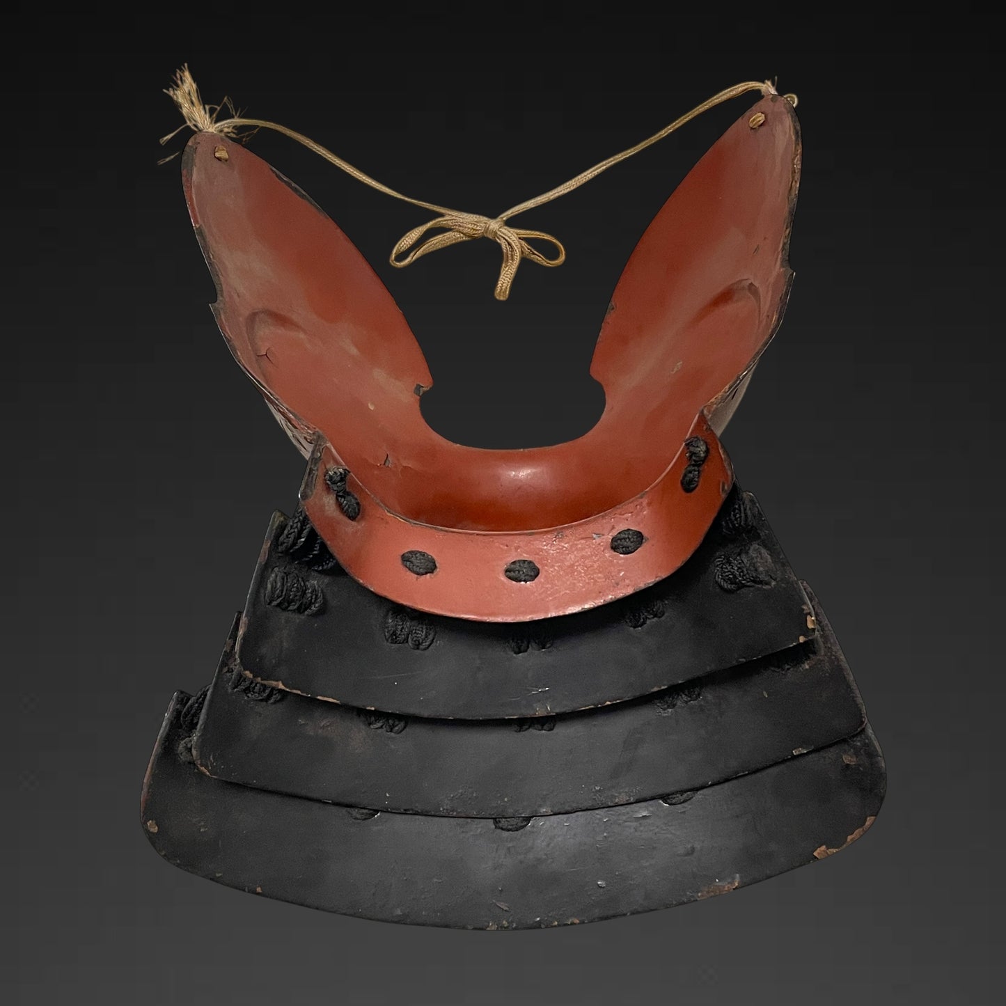 Menpo 面頬, Kacchu 甲冑, Samurai Armor Face Guard, Edo period