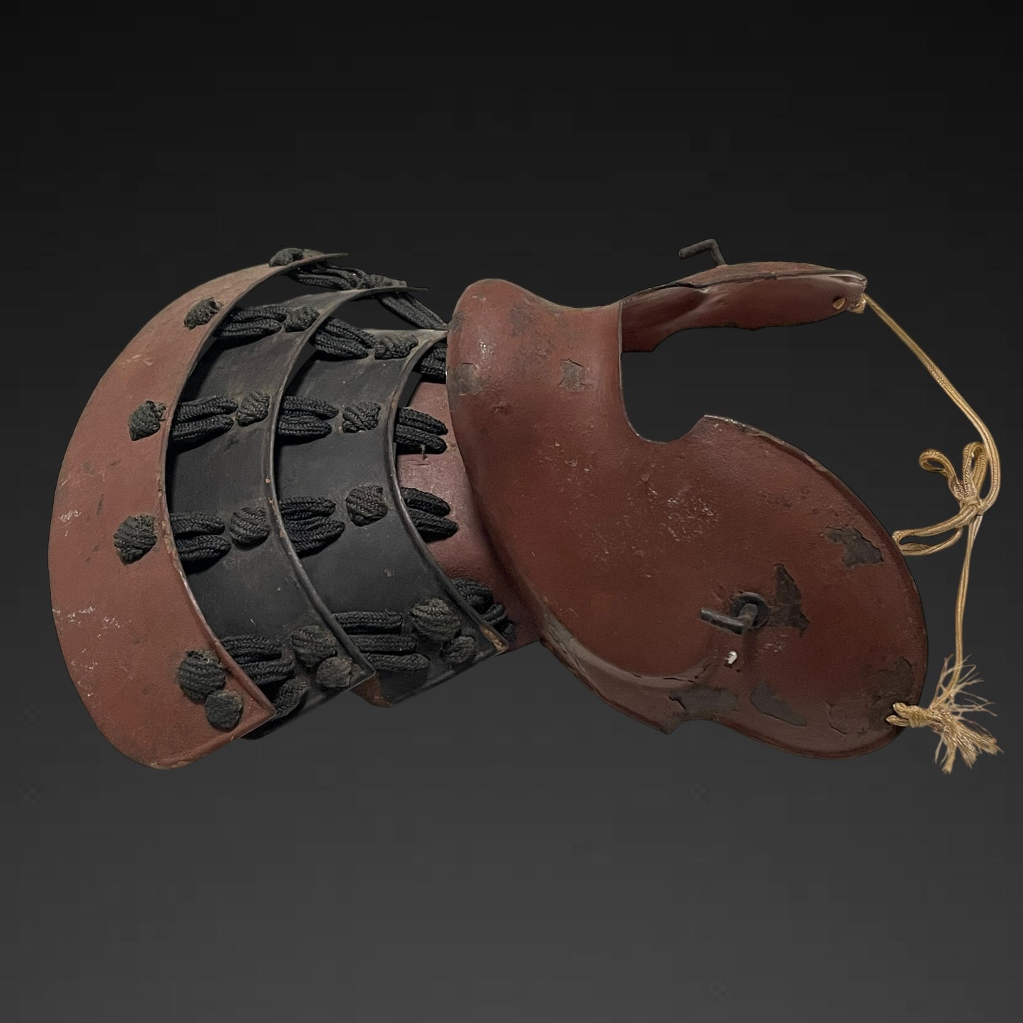 Menpo 面頬, Kacchu 甲冑, Samurai Armor Face Guard, Edo period