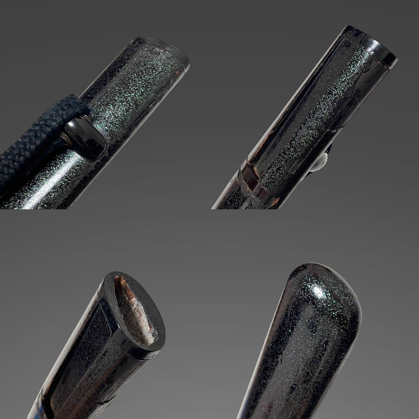 Aogaimijin-Saya 青貝微塵鞘 TANTO,  Bishuosafune Sukesada August 1574 備州長船祐定 天正二年八月日 signed