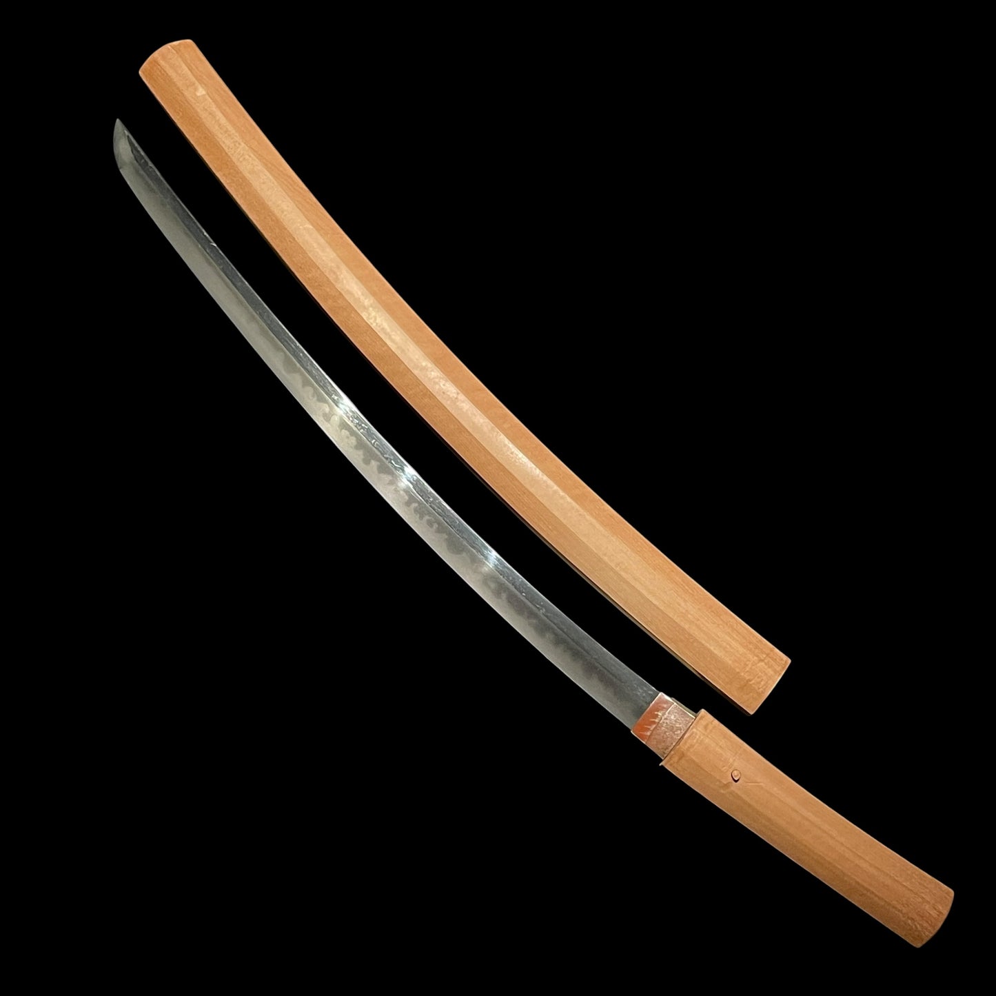 Bizenkokuosa 備前国長 signed Wakizashi, Monkey Fuchi, Mt.Fuji Kozuka, Muromachi period
