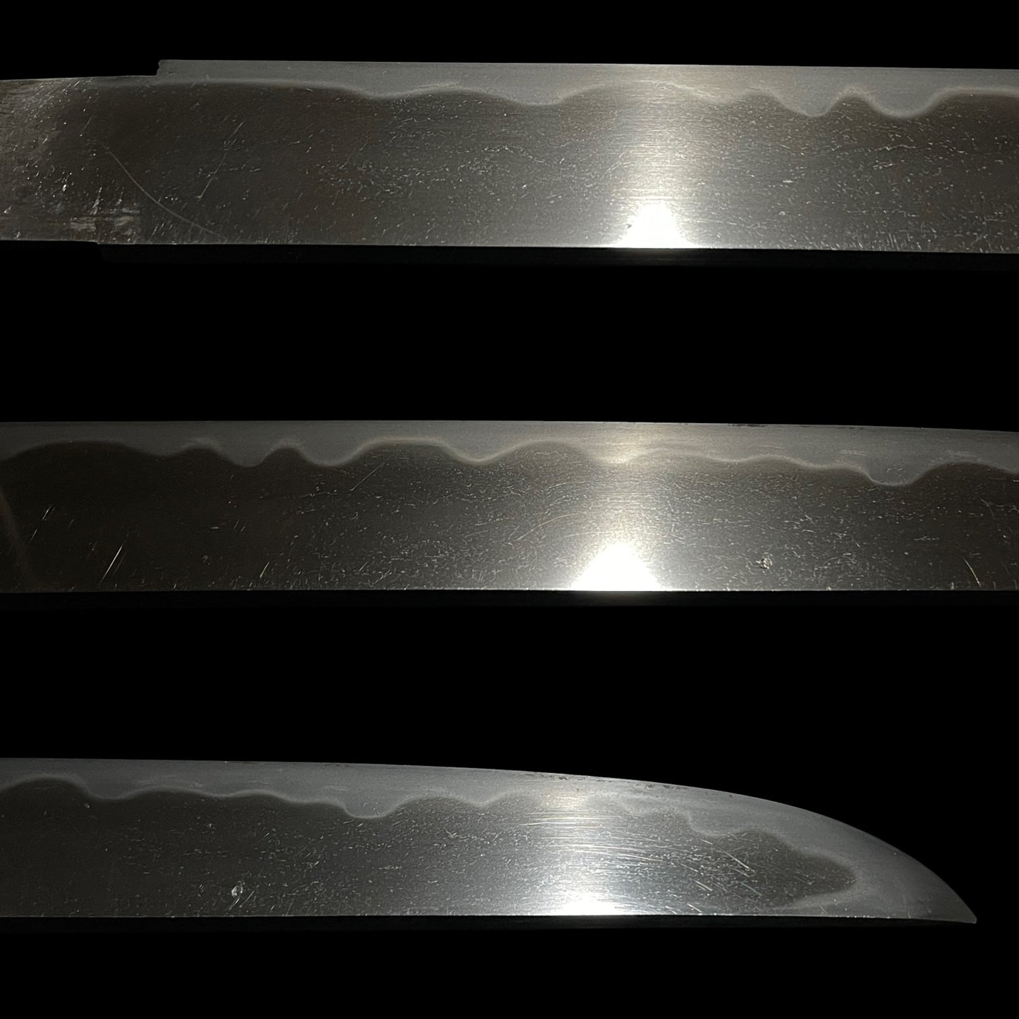 Dragonfly Fittings Red TANTO,  Hokinokami Fujiwara Nobutaka 伯耆守藤原信高 signed, Edo period