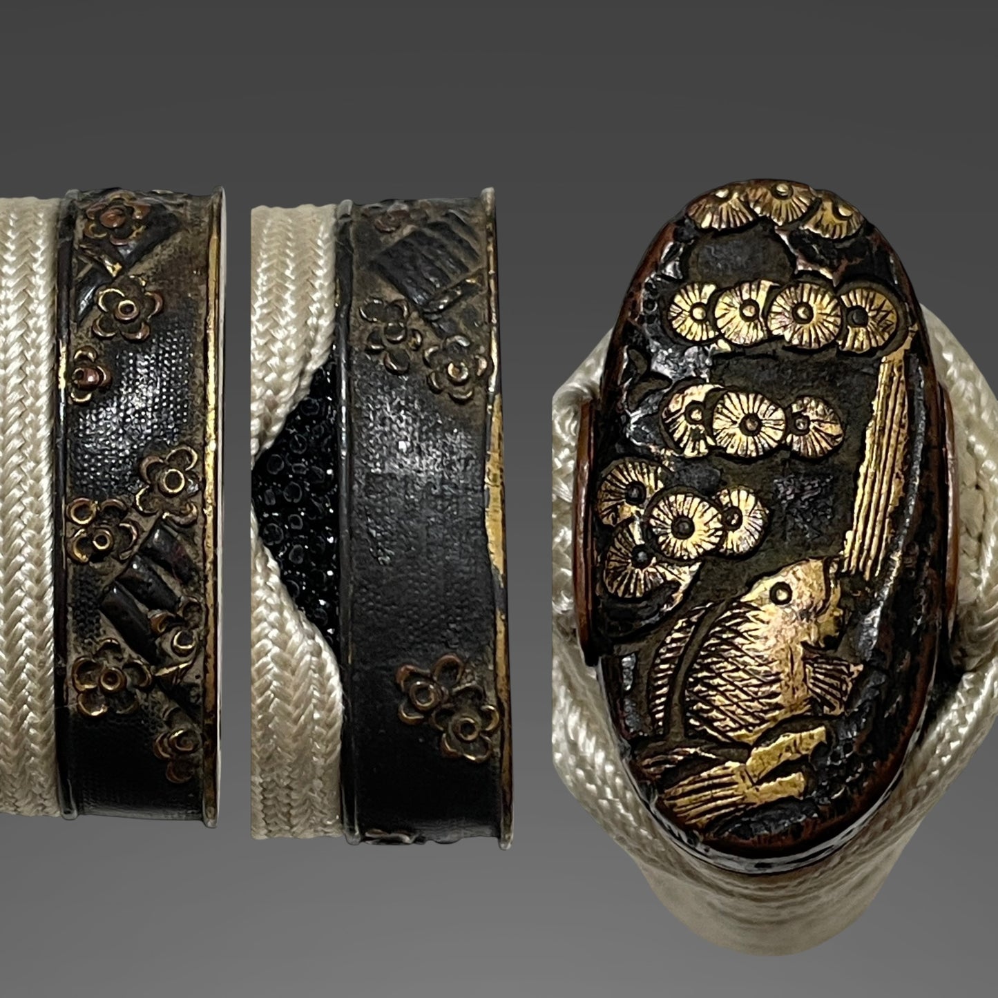 Bishuosafune Norimitsu 備州長船則光 signed Red KATANA, with Shirasaya, Muromachi period