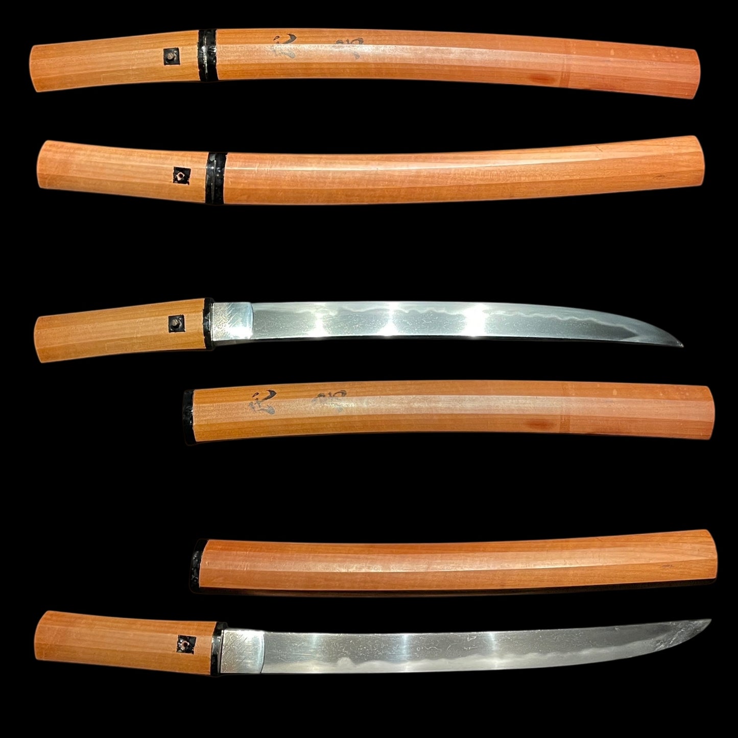Ujifusa 氏房 signed Sunnobi-TANTO, Nioh 二王 Kozuka, Muromachi period