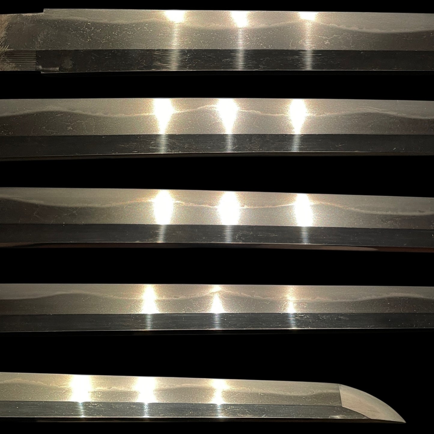 Inrokizamizaya 印籠刻鞘 KATANA, Kanbun-Shinto 寛文新刀, Very wide Blade, with Wari-Kogai