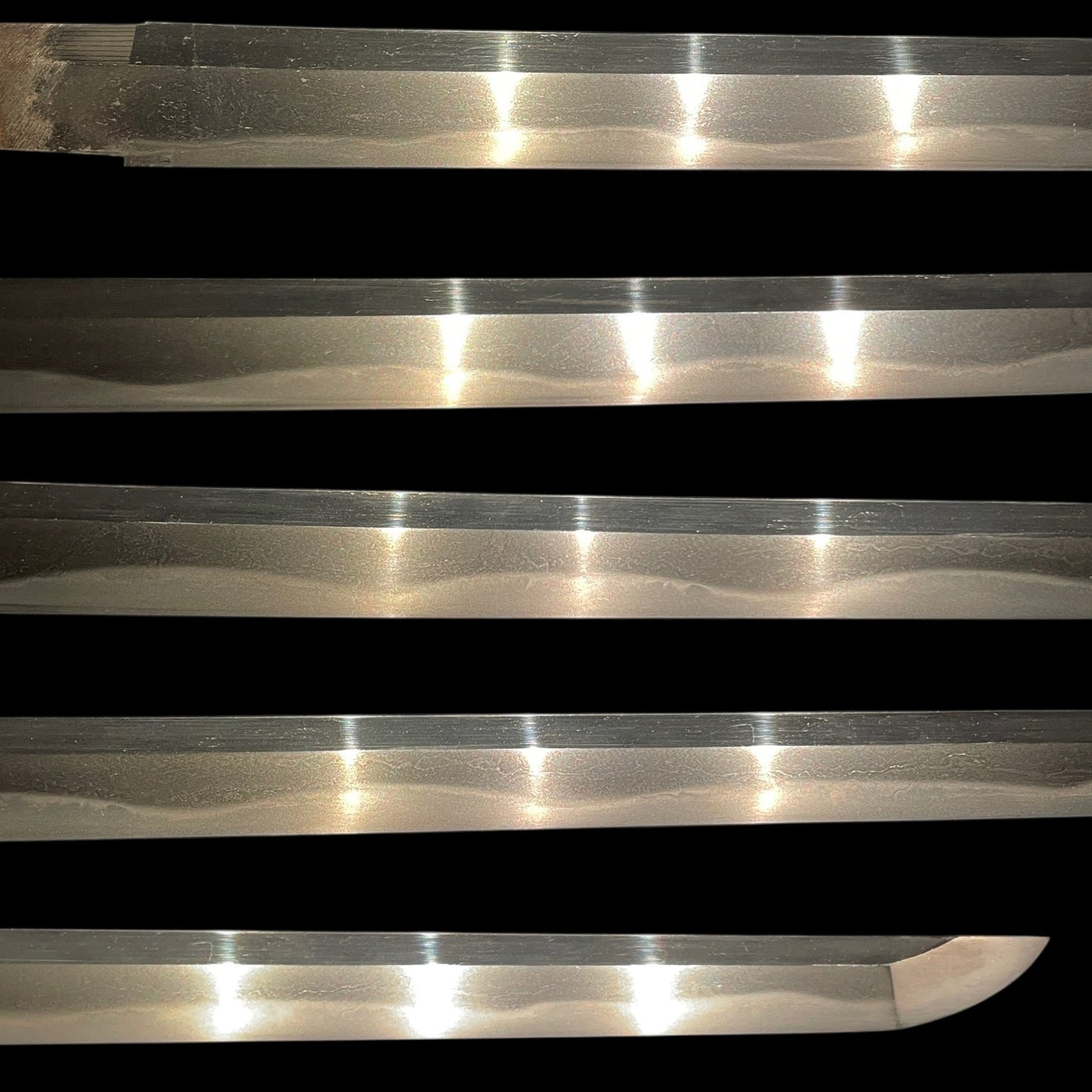 Inrokizamizaya 印籠刻鞘 KATANA, Kanbun-Shinto 寛文新刀, Very wide Blade, with Wari-Kogai