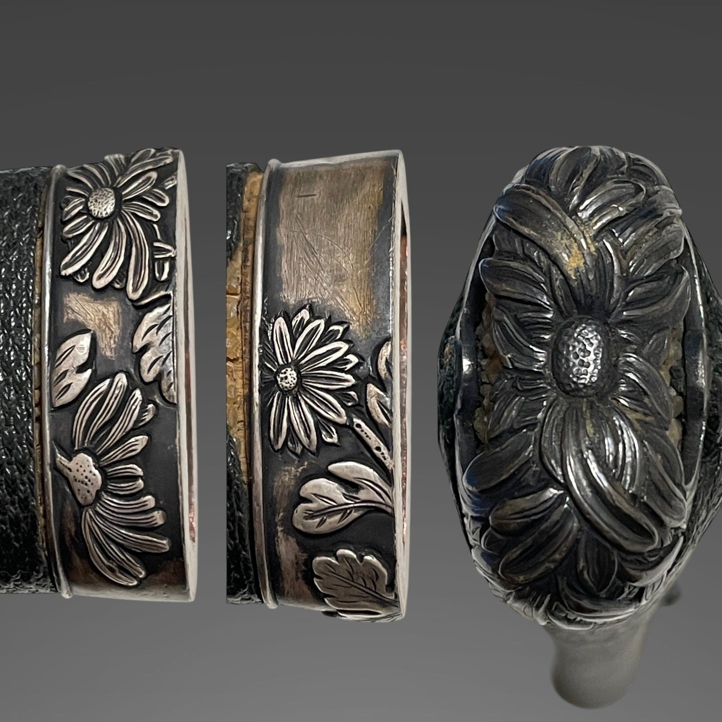 Inrokizamizaya 印籠刻鞘 KATANA, Kanbun-Shinto 寛文新刀, Very wide Blade, with Wari-Kogai
