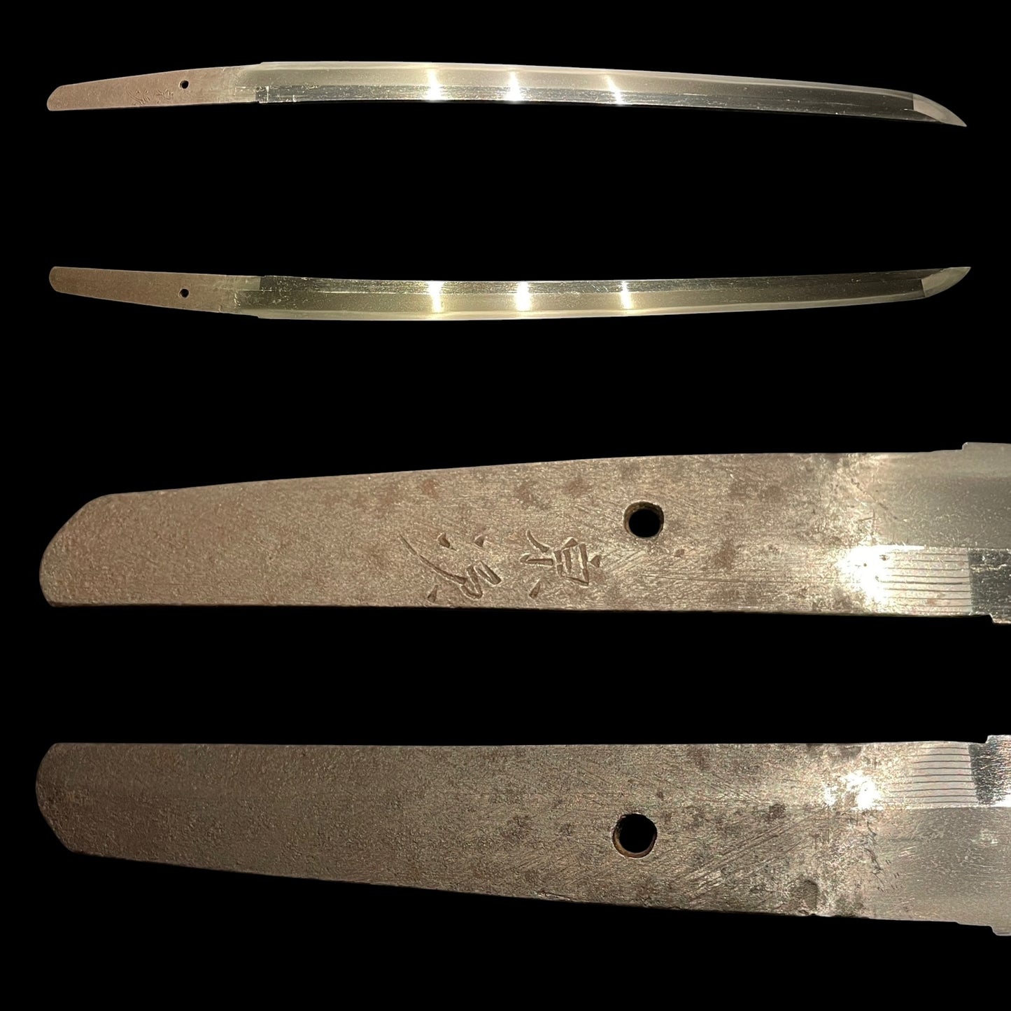 Munetsugu 宗次 signed Wakizashi, Mt.Fuji Kozuka,  Catfish Menuki, Edo period