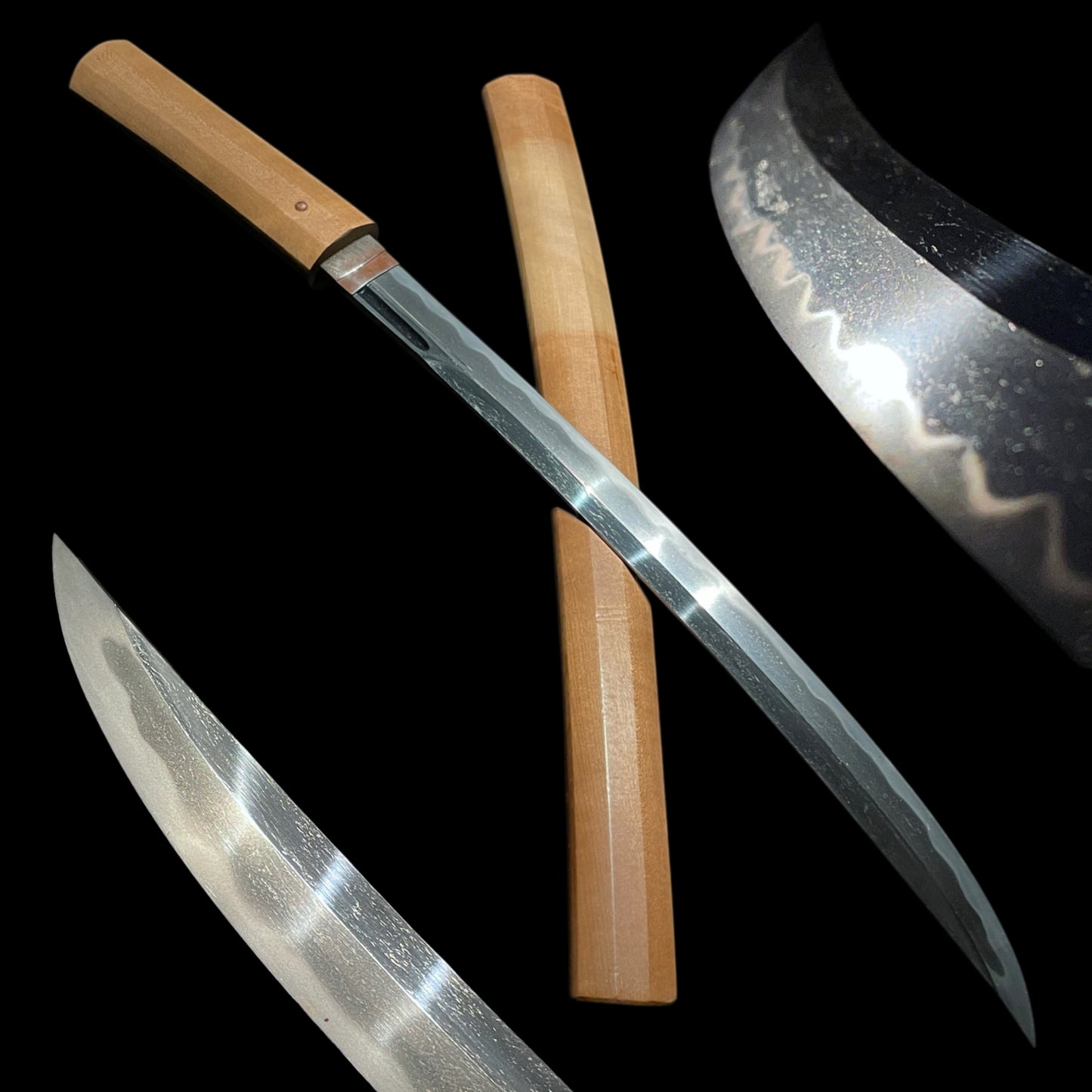 NAGINATA-NAOSHI 薙刀直し Wakizashi, Muromachi period mumei
