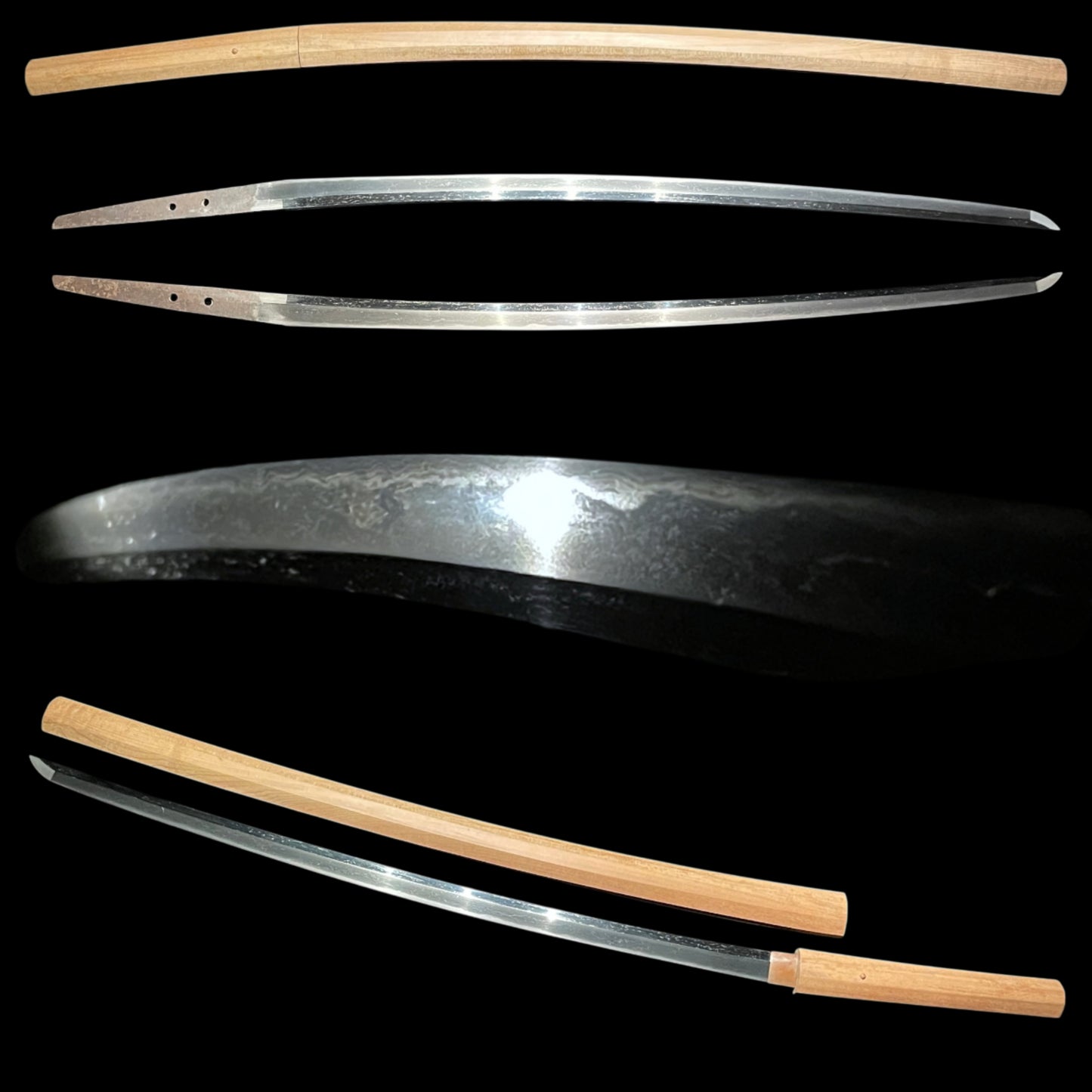 Long KATANA in Shirasaya, Muromachi period mumei