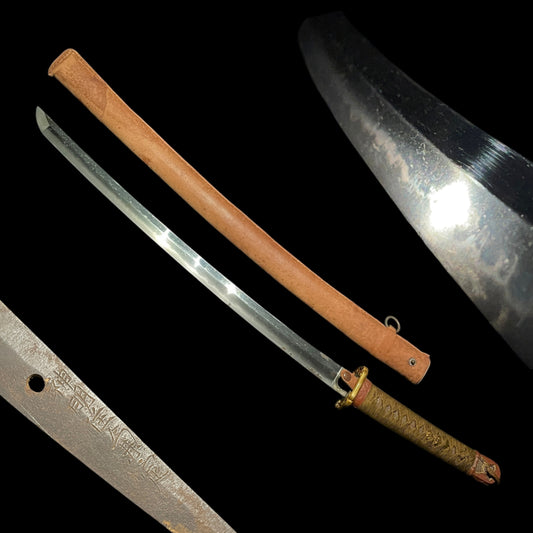 Ryakushiki GUNTO 略式軍刀, Shinmeiju Kanesada 神明兼定 signed, Japanese Army Sword