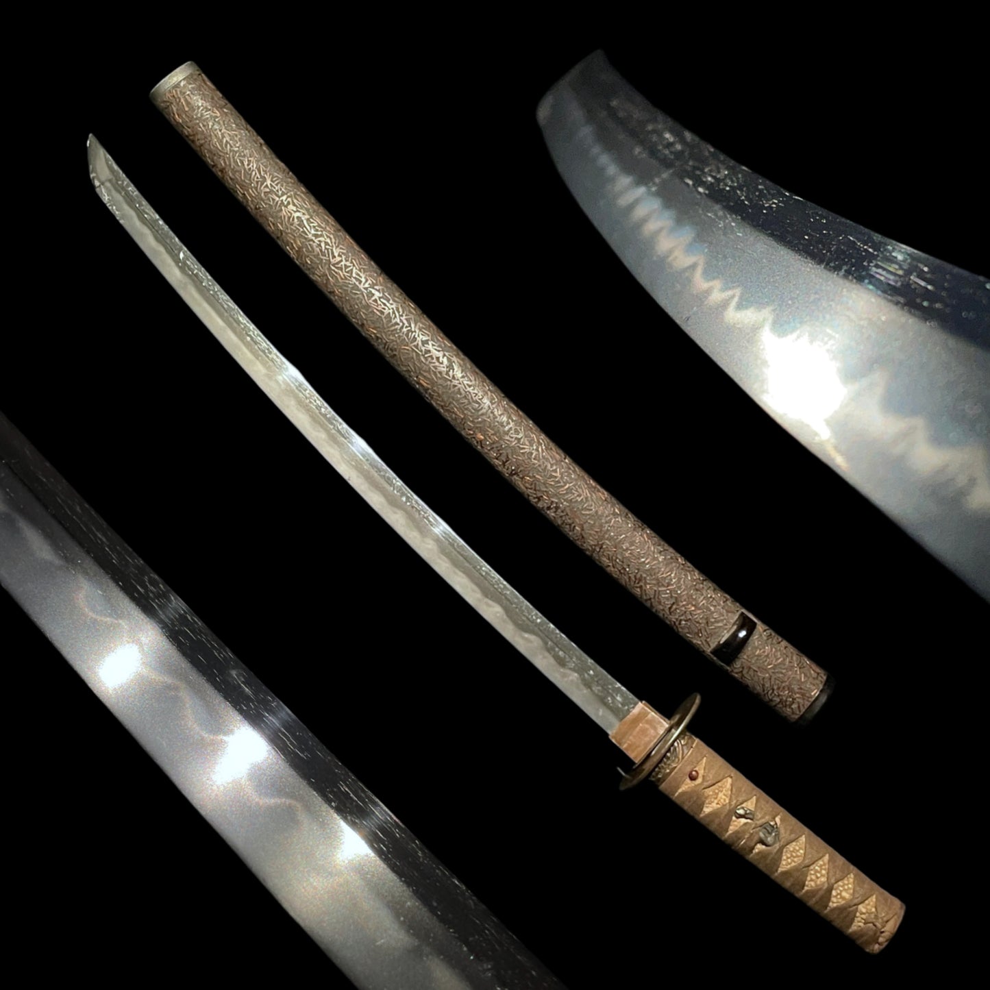 Gunome Hamon 互の目刃文 Wakizashi, Edo period mumei