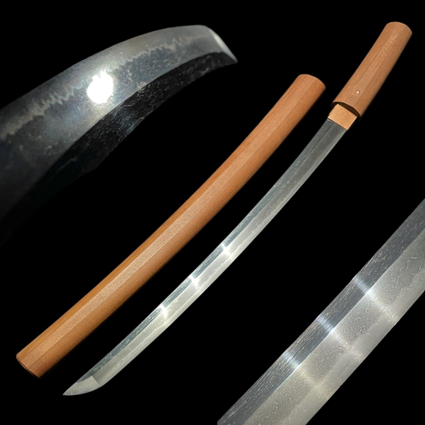 KOTO WAKIZASHI, Early Muromachi period or earlier, Oosurage Mumei 大磨上無銘