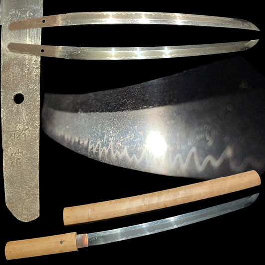 Sukesada 祐定 signed Wakizashi, Shinto Sukesada, Edo period