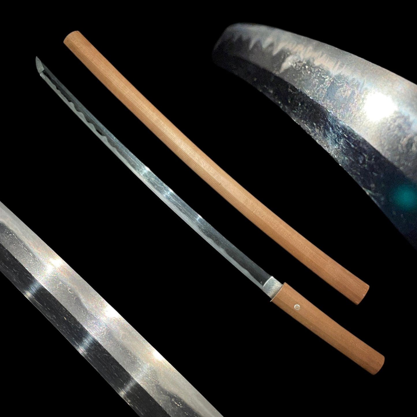 Gunome Choji LONG WAKIZASHI, Early Edo period mumei