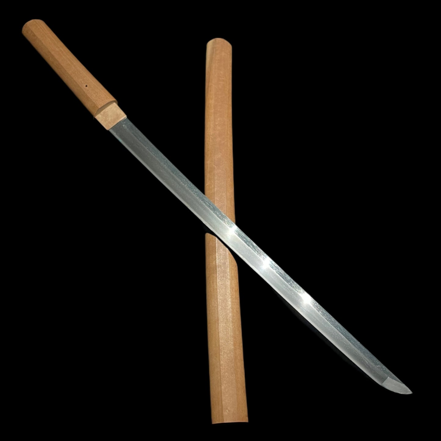 Straight Wakizashi, Muromachi period, Oosuriage mumei