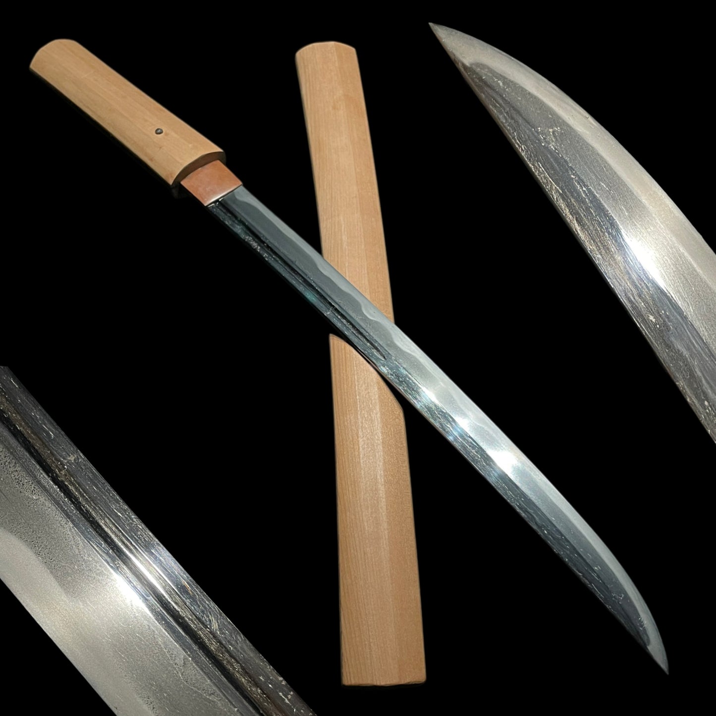 Shobuzukuri Wakizashi 菖蒲造脇差 in Shirasaya, Muromachi period mumei