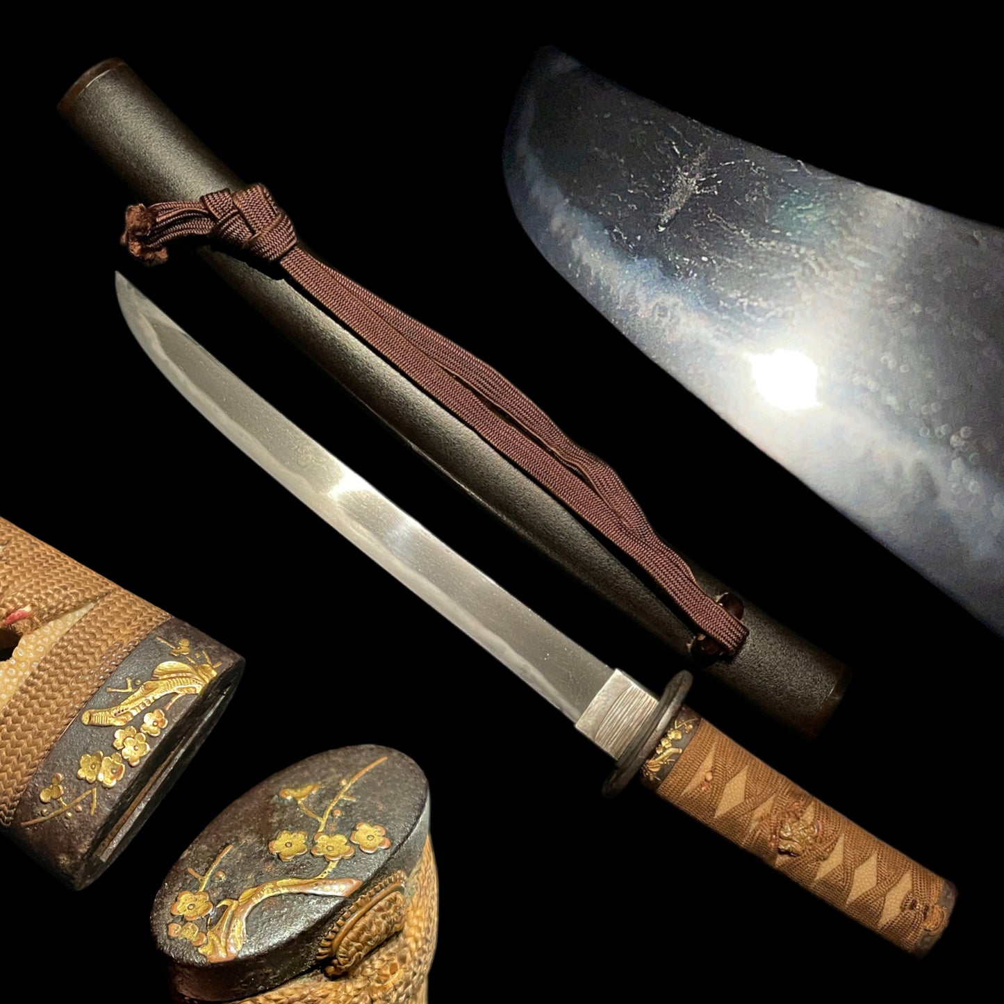 Plum Fuchikashira Hirazukuri TANTO, Muromachi period mumei