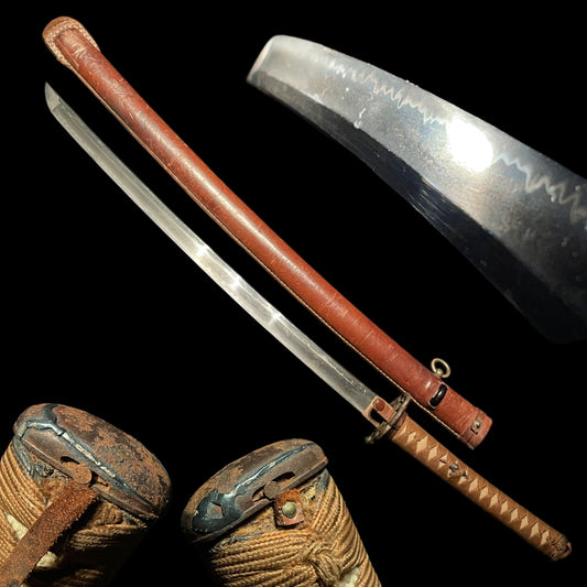 Ryakushiki-GUNTO 略式軍刀, Arrowhead Fuchikashira, WW2 Japanese Army Sword