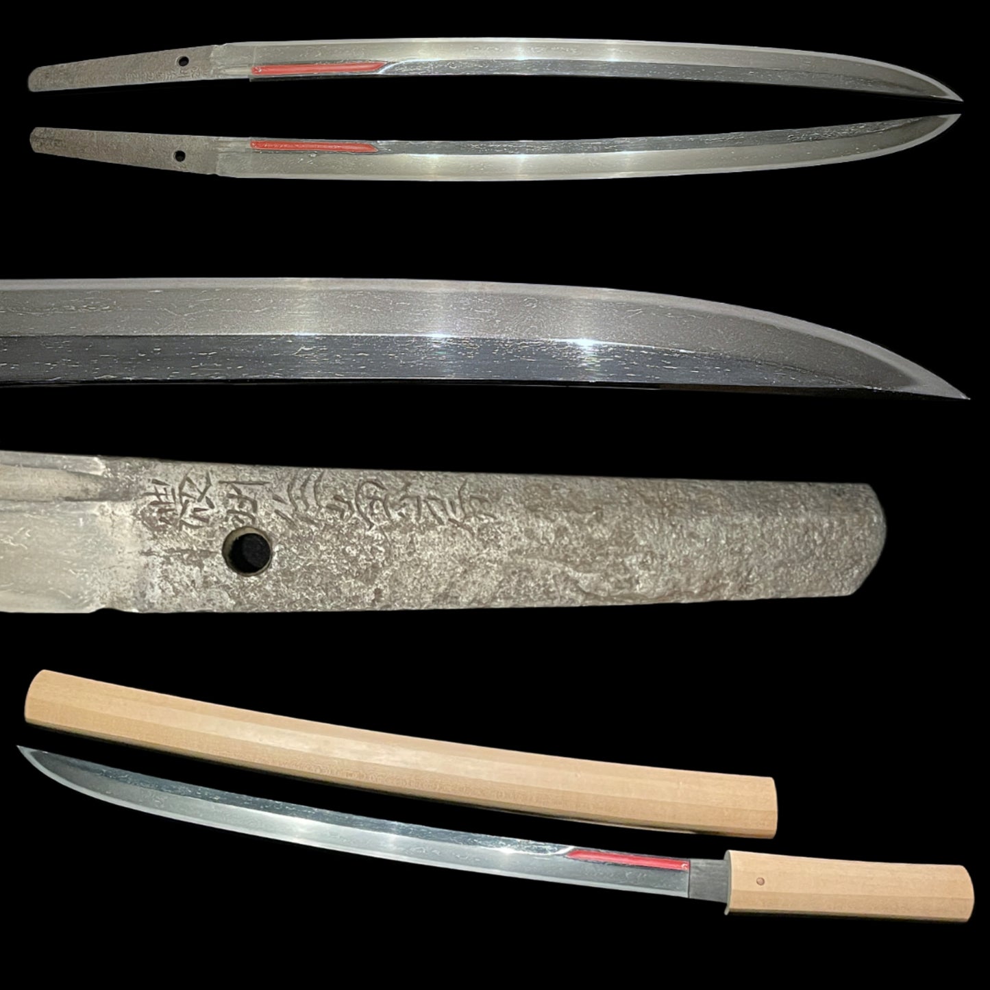 NAGINATANAOSHI-ZUKURI 薙刀直し造 Wakizashi, Noshuju Kanefusa 濃州住兼房 signed