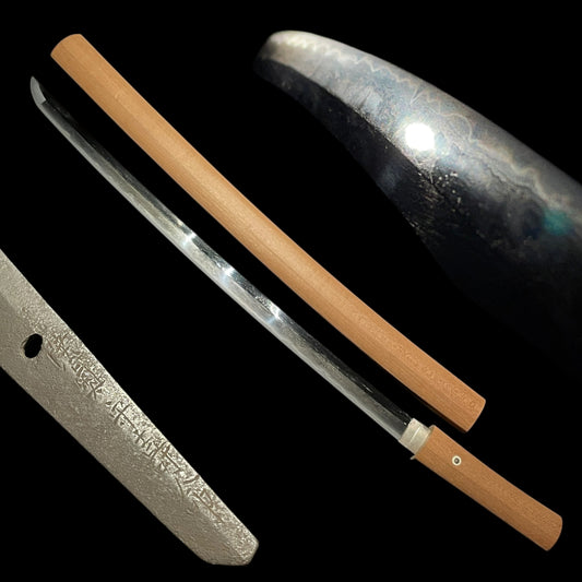 Mutsunokami Jumyo 陸奥守壽命 signed Long WAKIZASHI, Edo period