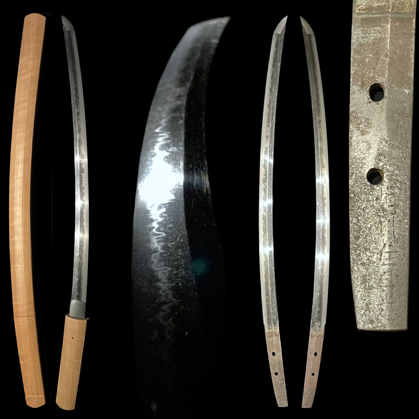 Beautiful Hamon Wakizashi, Masamitsu 正光 signed, Muromachi period