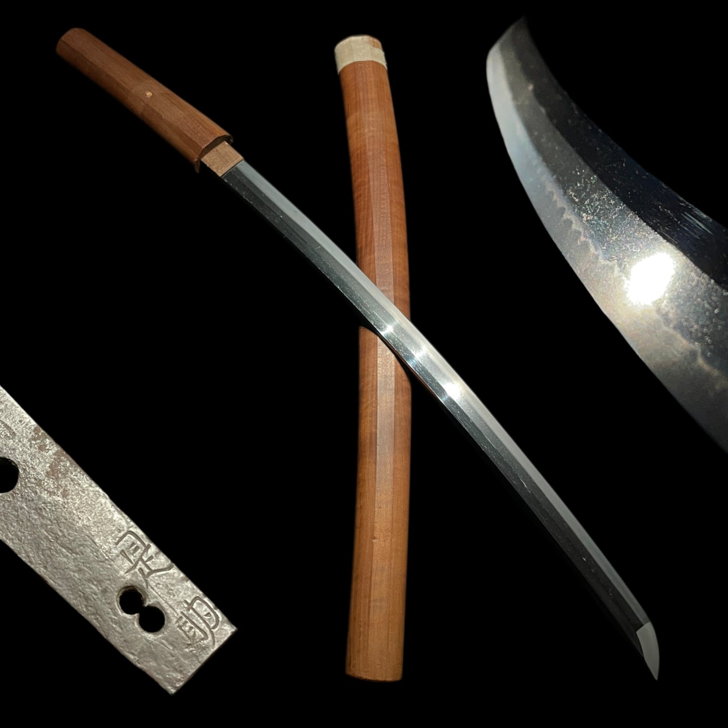 Koresuke 是助 signed WAKIZASHI in Shirasaya, 478mm (18.82 in.)