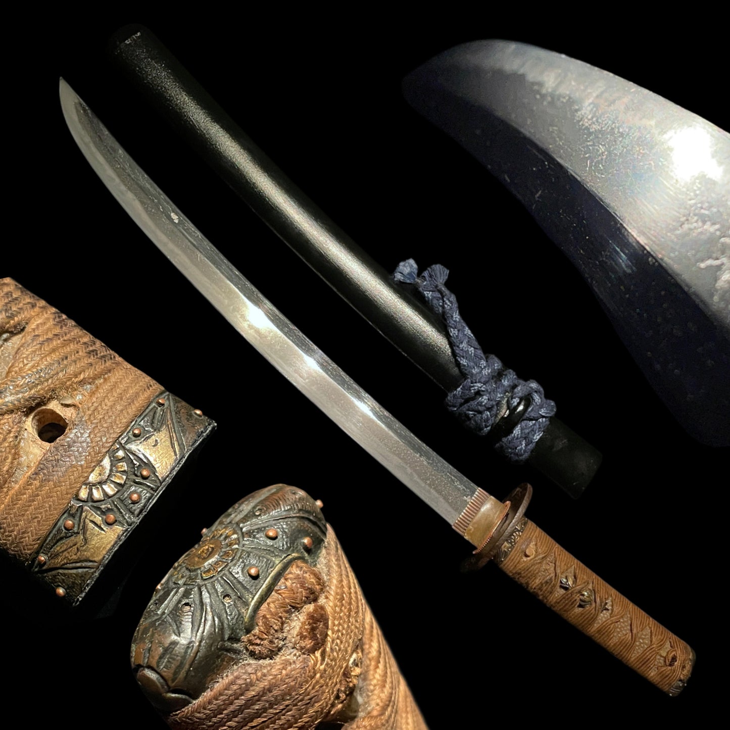 Shobuzukuri Wakizashi, Bishuosafune Sukesada 備州長船祐定 signed, Late Muromachi