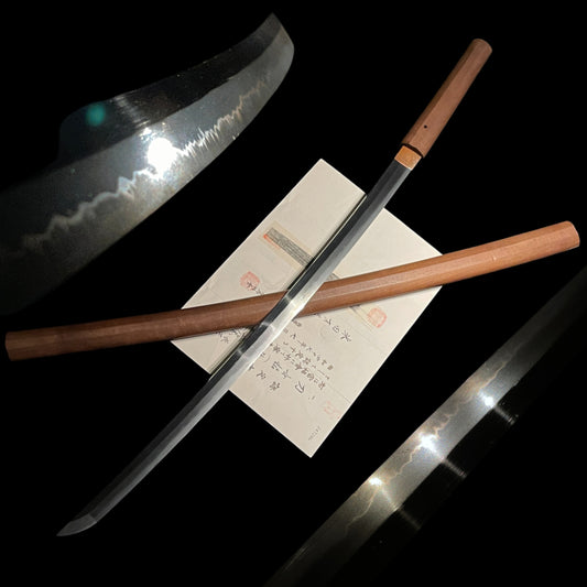 Yamon Naokatsu 弥門直勝 KATANA, Wide Blade, Edo period, NBTHK Certificate