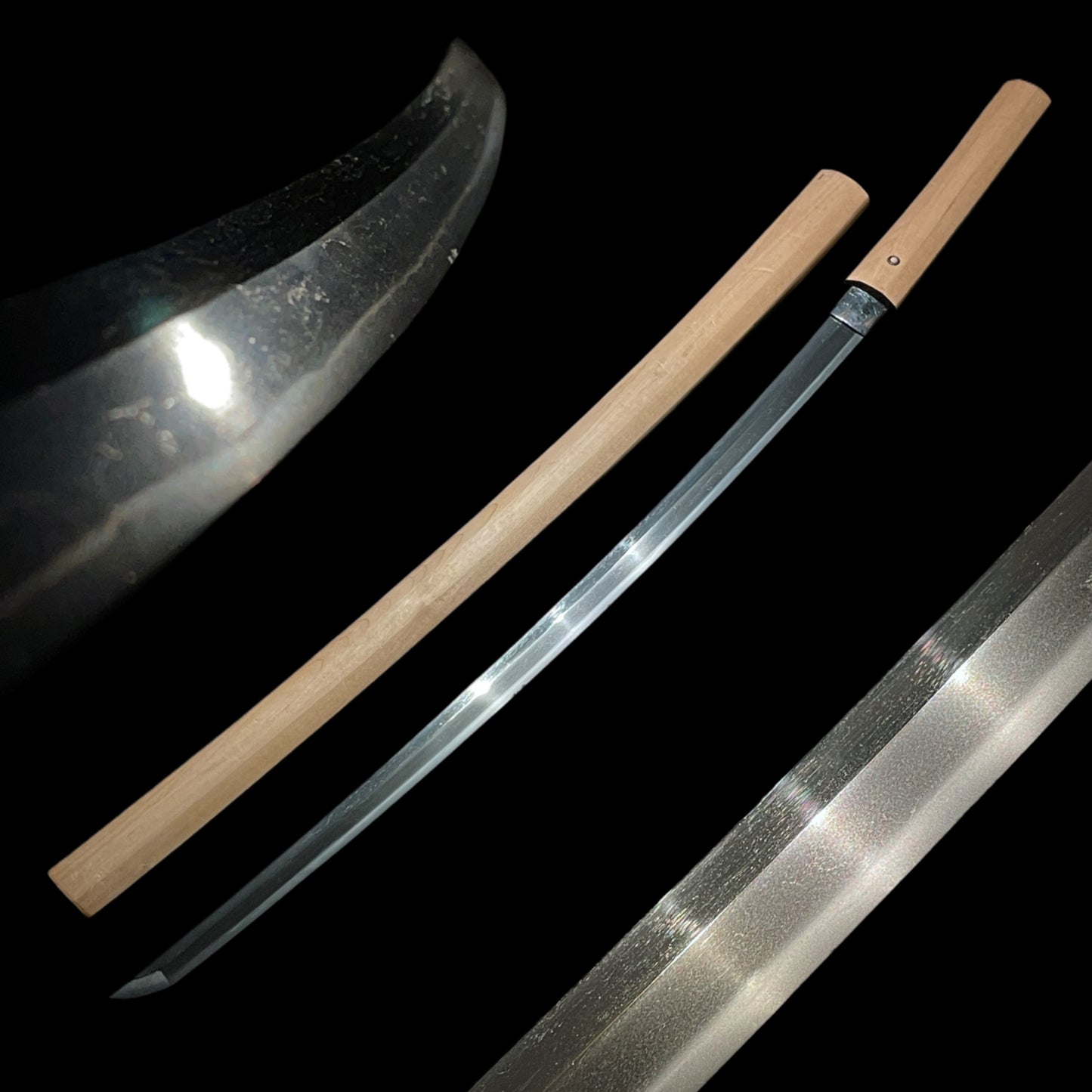 Suguha　直刃 KATANA in Shirasaya, Oosuriage-Mumei, Muromachi period