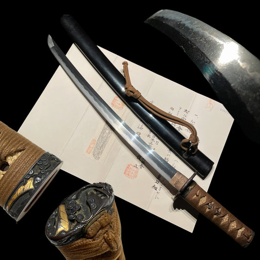 Kunitsugu 国次 signed Wakizashi, Edo period, NBTHK Certificate