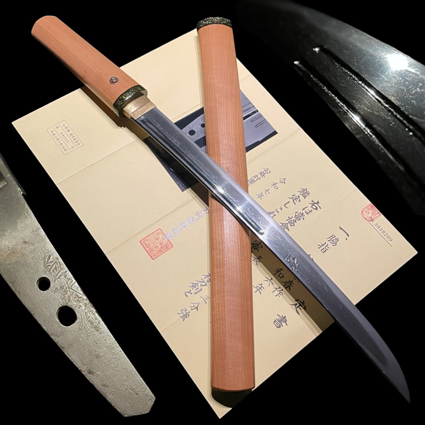 Hirazukuri Wakizashi, Kaneharu saku March 1620 兼春作 元和六年三月吉日 signed, Early Edo period
