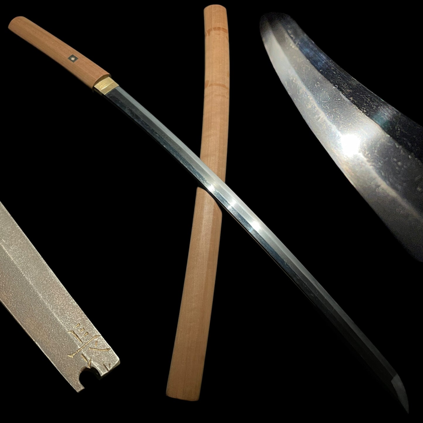 Wide and Thick KATANA, Naga 長 signed, Late Edo preiod