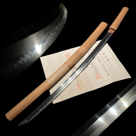 Sukesada 祐定 KATANA in Shirasaya, KOTO Muromachi period, NBTHK Certificate