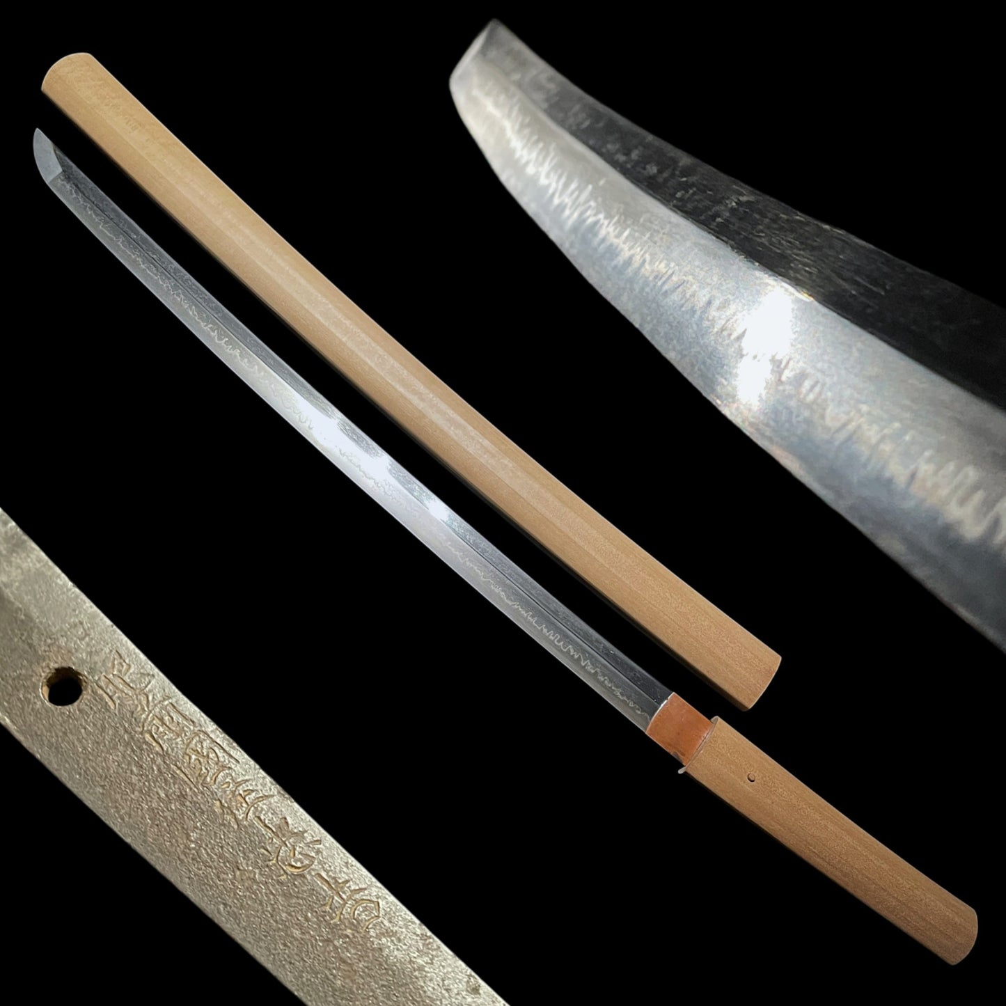 Hizenkokuju Tadayoshi 肥前国住忠吉 signed Long Wakizashi, Edo period