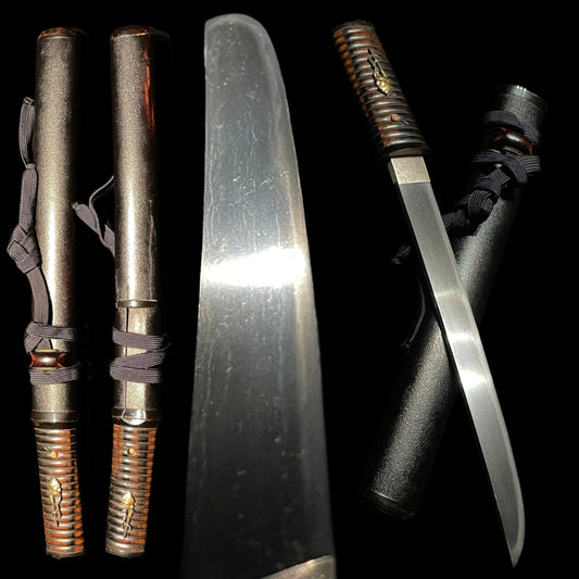 Nobukuni Nyudo 信國入道, Aikuchi Koshirae TANTO, Muromachi period, with Shirasaya