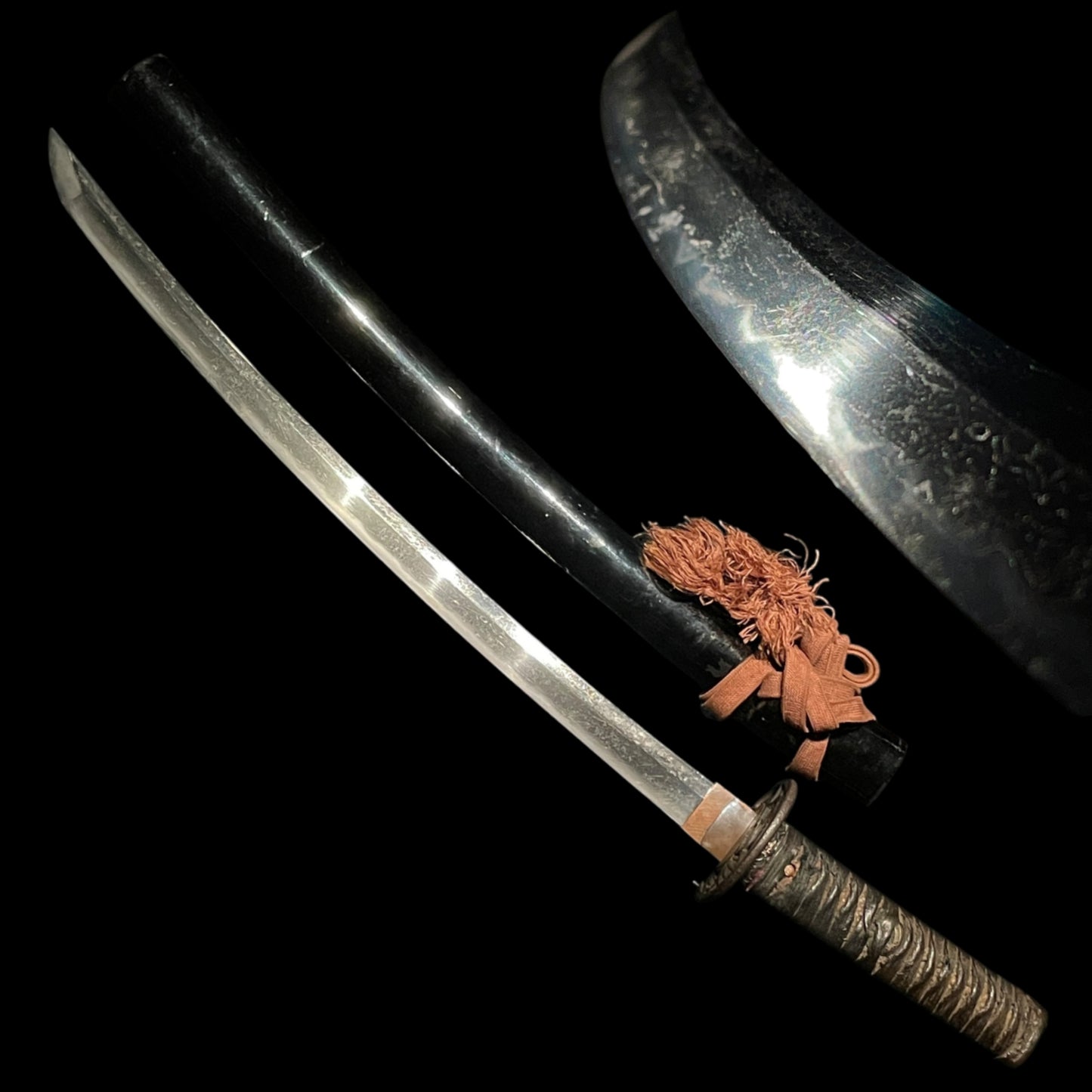 Midareba 乱刃 Wakizashi, Antique Japanese Samurai Sword Nihonto, Edo period