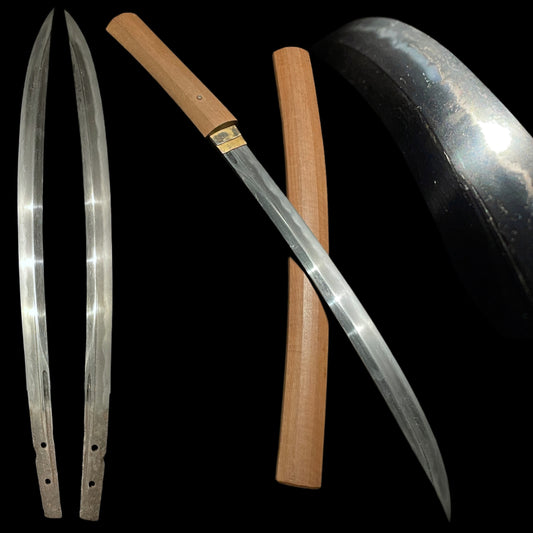 NAGINATA-NAOSHI 薙刀直し Wakizashi, Muromachi period mumei