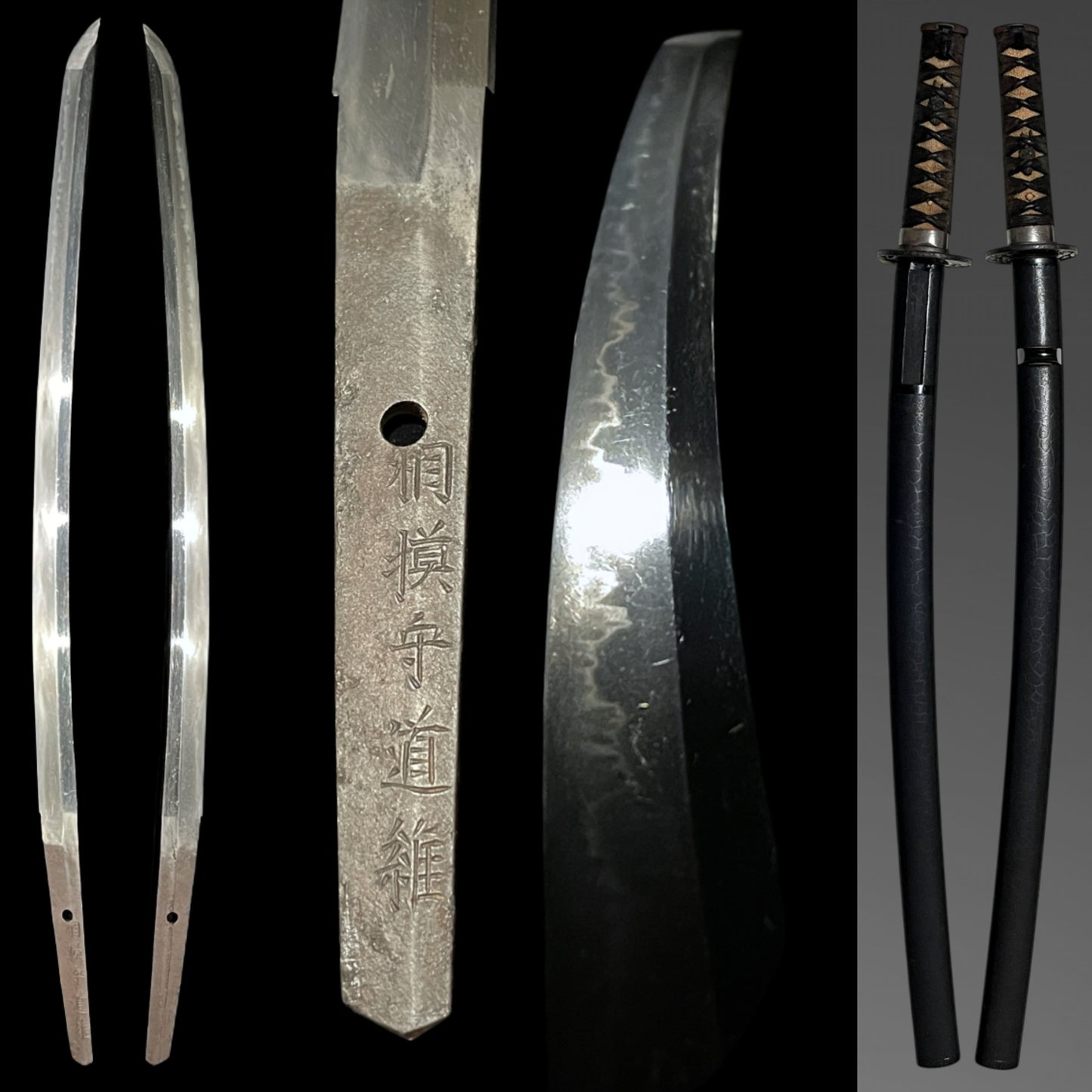 Sagaminokami Michitsugu 相模守道継 signed Wakizashi, Kikkoumon-Saya 亀甲紋鞘, Edo period
